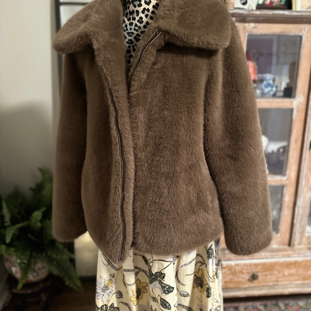 Bernardo Chocolate Teddy Jacket - image 6